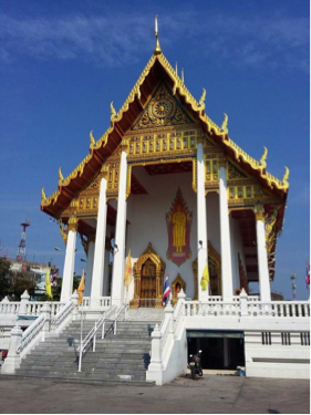 Thailand Bangkok BiniBlog Street Travel Adventure Blogger Buddhist Temple