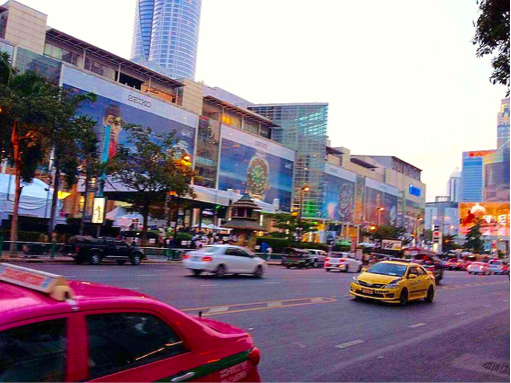 Taxi Cab Street Bangkok Thailand BiniBlog 