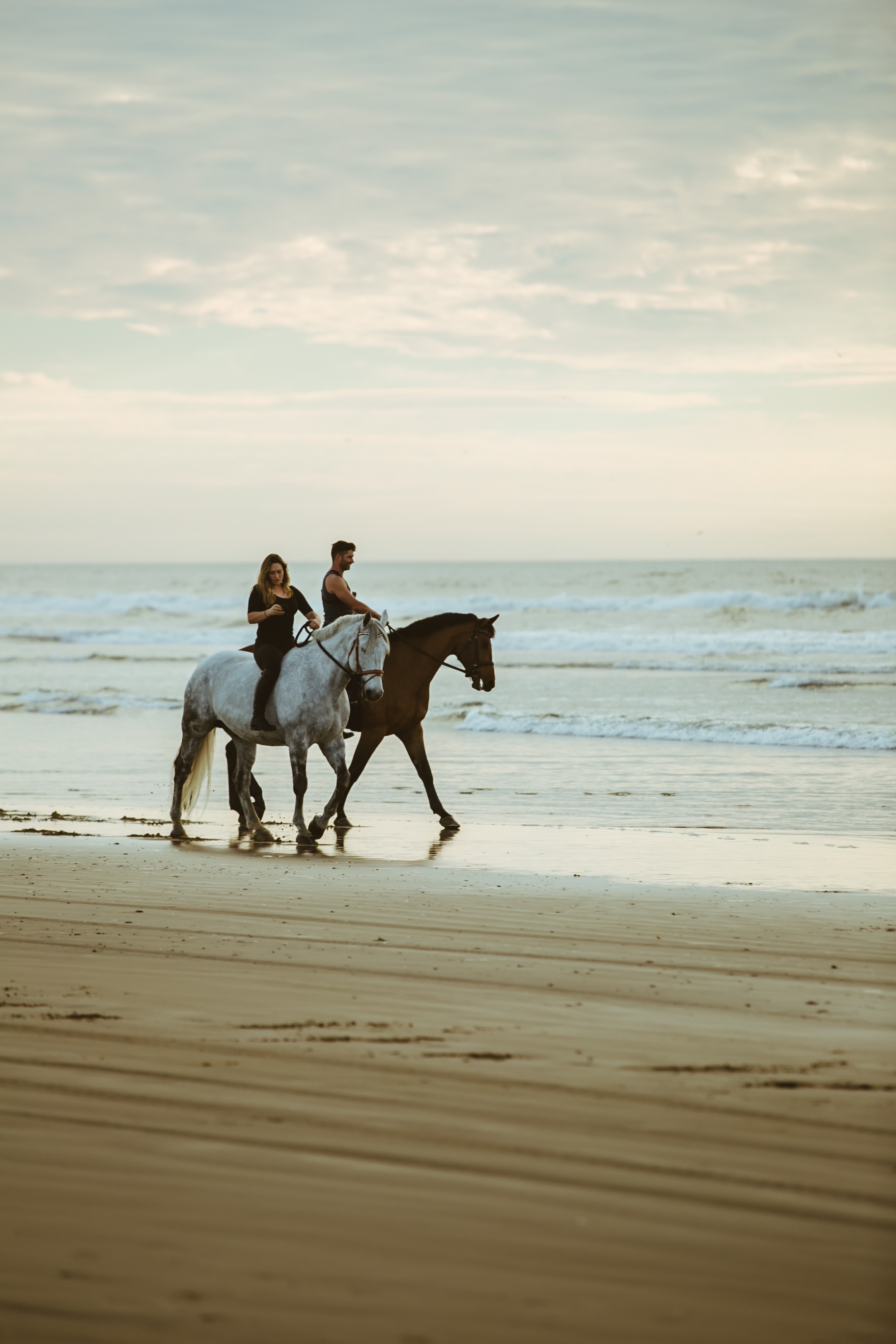  chateaux de bagnols horses beach horseback 