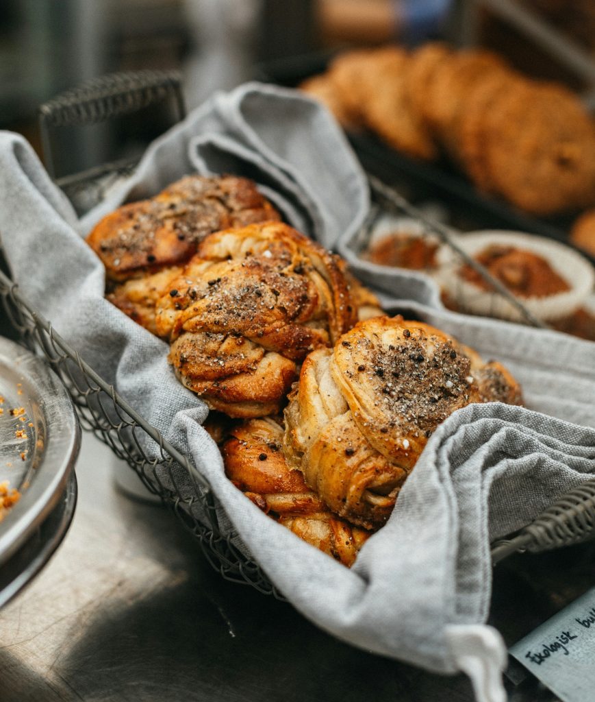 cardamon buns in Begen Norway
