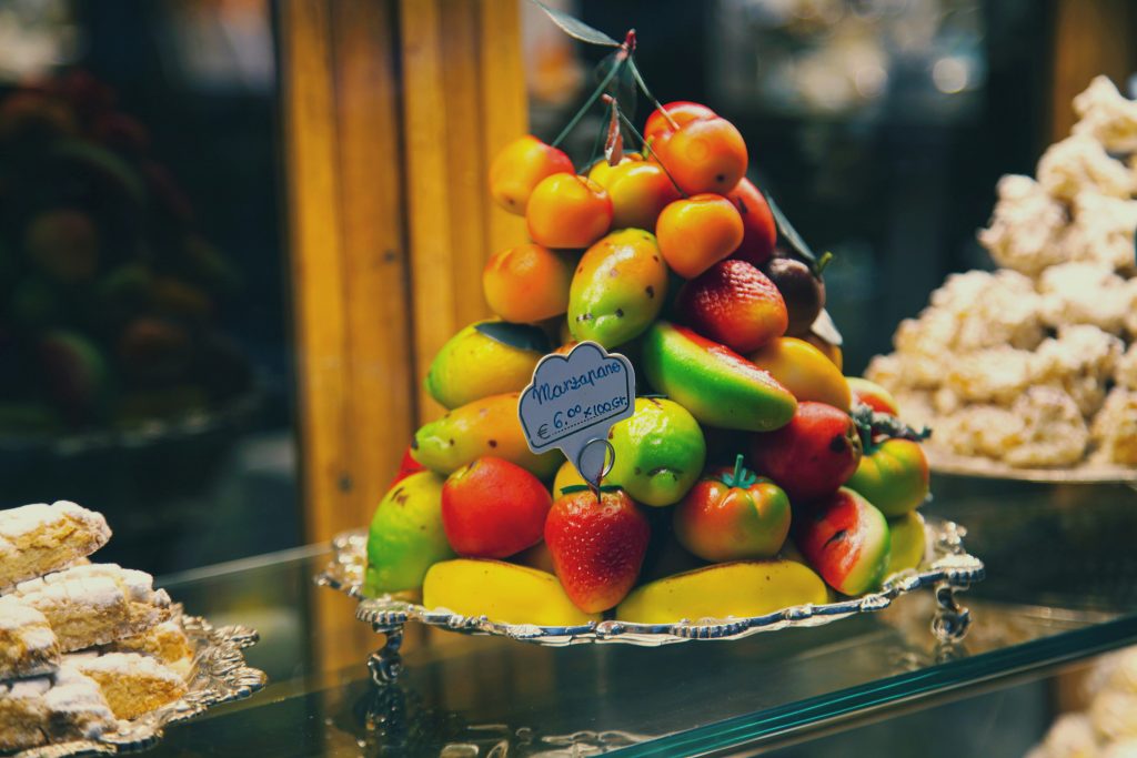 marzipan fruit in Austria